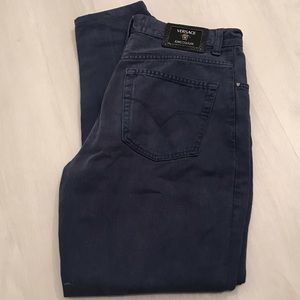 VERSACE COUTURE JEANS - Indigo Tint - Altered Hem